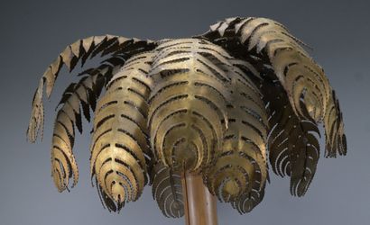 Maison Jansen – Lampe palmier en métal doré

Lampe...
