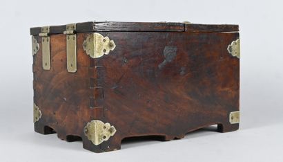 Wooden Mirror Box - China - Qing Dynasty...