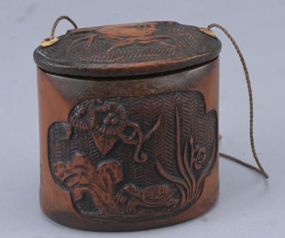 Carved bamboo tonkotsu, Japan, 19th century

Japanese...