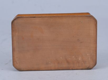 Boîte en bois - peint à décor orientaliste...