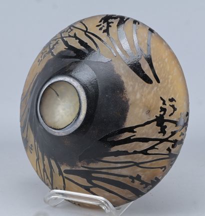 Schneider – glass paste vase – Art Deco –...