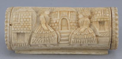 Tabatière en os sculpté – XIXe siècle

Tabatière...