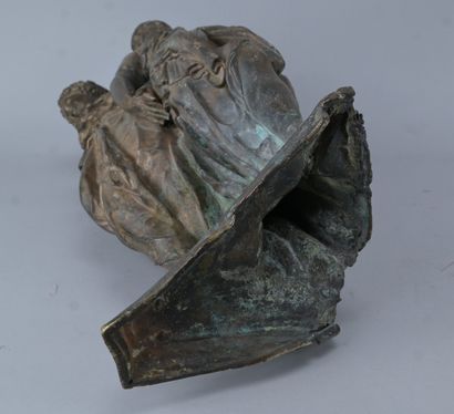 Cast bronze group of the Three Graces, after...