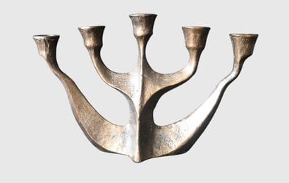 Horst Dalbeck – Brutalist Bronze Candlestick

A...
