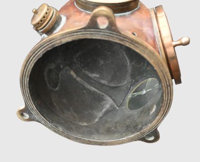 Copper diving helmet, early 20th century

A...