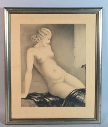 Louis Icart (1888–1950) – “Coquetterie,”...