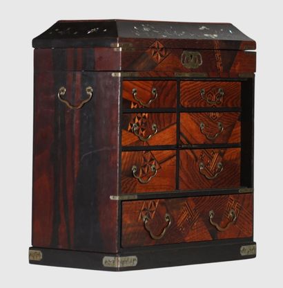 Kusuri-dansu – apothecary cabinet – Meiji-period...
