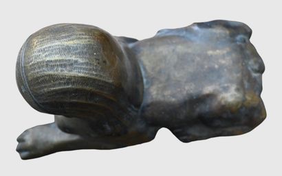 Paire de sphinx en bronze, début du XIXe...