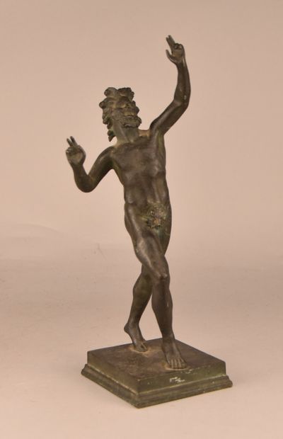 Statuette Grand Tour représentant un faune...