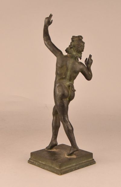 Statuette Grand Tour représentant un faune...