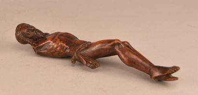 Corpus du Christ en bois fruitier, XVIIe–XVIIIe...