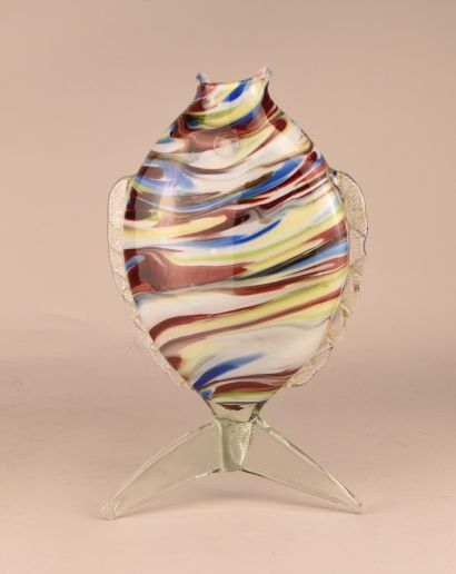 Vase poisson en verre de Murano multicolore

Vase...