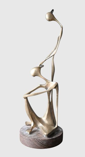 Mukendi – sculpture en laiton, vers 1970

Sculpture...