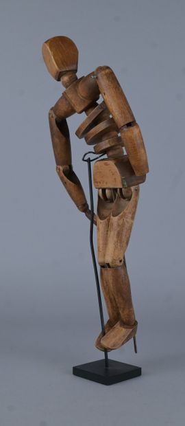 Mannequin d’artiste articulé en bois – Modèle...