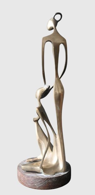 Mukendi – sculpture en laiton, vers 1970

Sculpture...