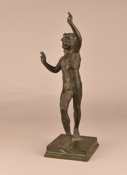 Statuette Grand Tour représentant un faune...