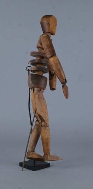 Mannequin d’artiste articulé en bois – Modèle...