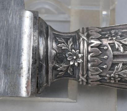 Service à découper Louis XVI en argent et...