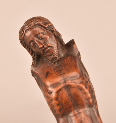 Corpus du Christ en bois fruitier, XVIIe–XVIIIe...