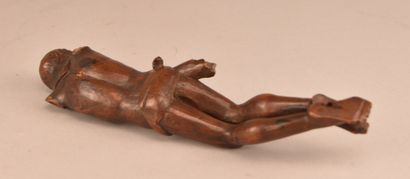 Corpus du Christ en bois fruitier, XVIIe–XVIIIe...
