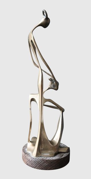 Mukendi – sculpture en laiton, vers 1970

Sculpture...