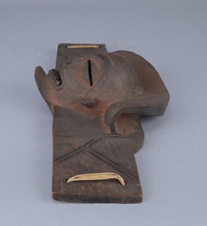 Carved fragment of a Chokwe seat, first half...