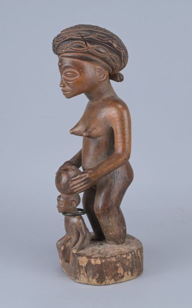 Statue de maternité Chokwe, Angola / République...