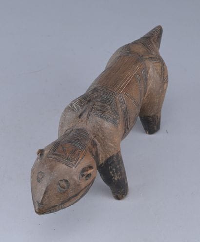 Ngbaka zoomorphic figure, DR Congo, early...