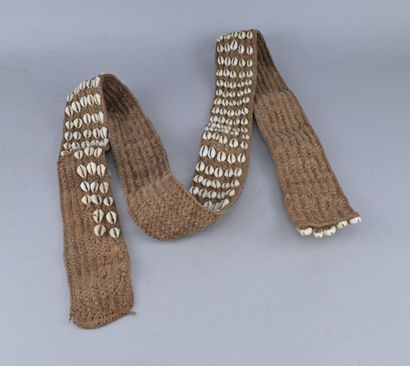 Kuba Belt Embellished with Cauri Shells

A...