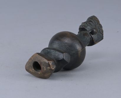 Anthropomorphic Chokwe whistle - DR Congo...