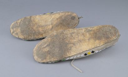 North American beaded moccasins, early 20th...