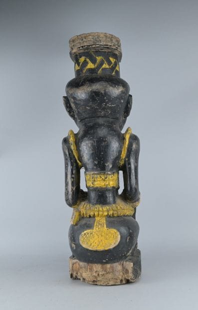 Polychrome Kuba Ndop Royal Figure, Congo

A...