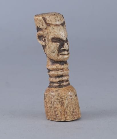Stylized male head - Dengese, DR Congo, first...