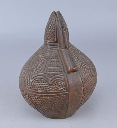 Powder horn - Kongo, DR Congo - early 20th...