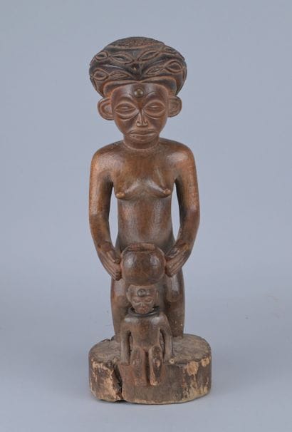 Statue de maternité Chokwe, Angola / République...