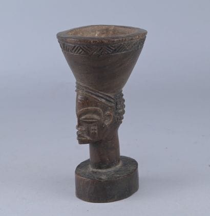 Chokwe tobacco mortar - DR Congo / Angola...