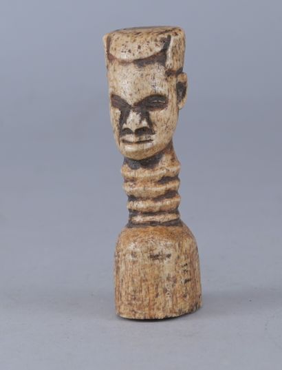 Stylized male head - Dengese, DR Congo, first...