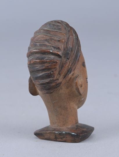 Carved Chokwe / Lunda head - DR Congo / Angola...