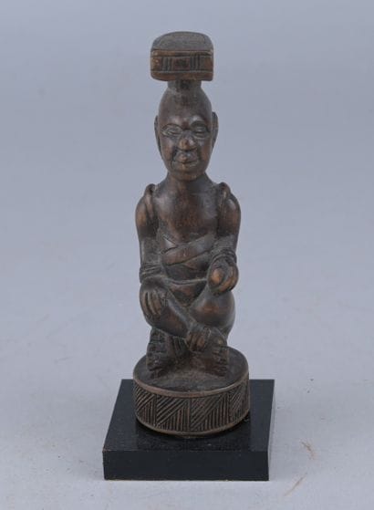 Miniature Kuba 'Ndop' Royal Figure - Democratic...