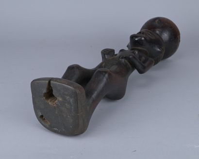 Chokwe Female Figurine with Hairstyle, Congo/Angola,...