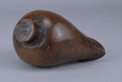 Carved wooden Suku cup, Congo, early 20th...