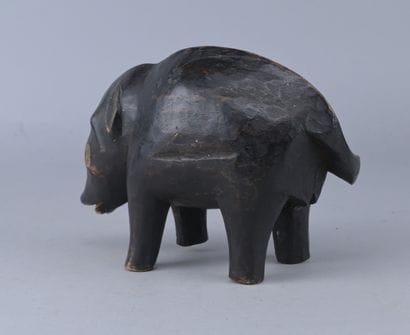 Luba zoomorphic figure, DR Congo, first half...