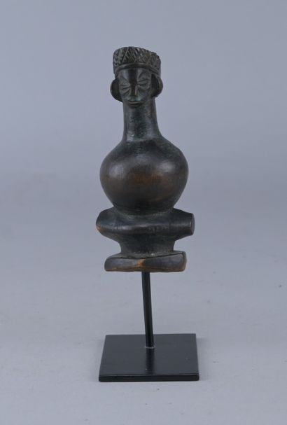 Anthropomorphic Chokwe whistle - DR Congo...