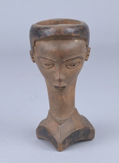 Anthropomorphic Kuba Cup, Congo, 20th century

A...