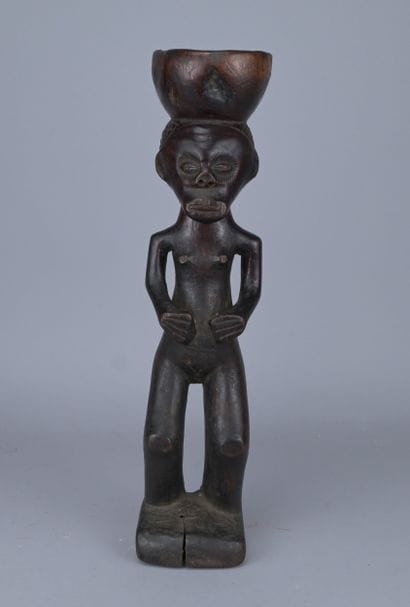 Chokwe Female Figurine with Hairstyle, Congo/Angola,...