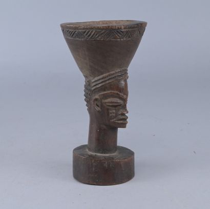 Chokwe tobacco mortar - DR Congo / Angola...