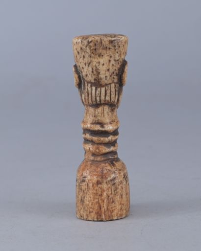 Stylized male head - Dengese, DR Congo, first...