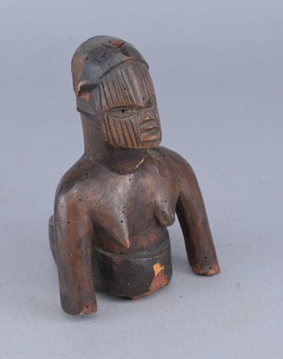Bembe Wooden Female Bust, Congo

Small wooden...