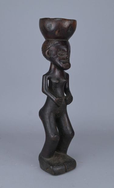 Chokwe Female Figurine with Hairstyle, Congo/Angola,...
