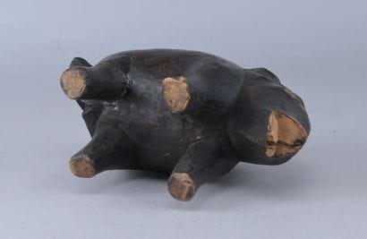 Luba zoomorphic figure, DR Congo, first half...